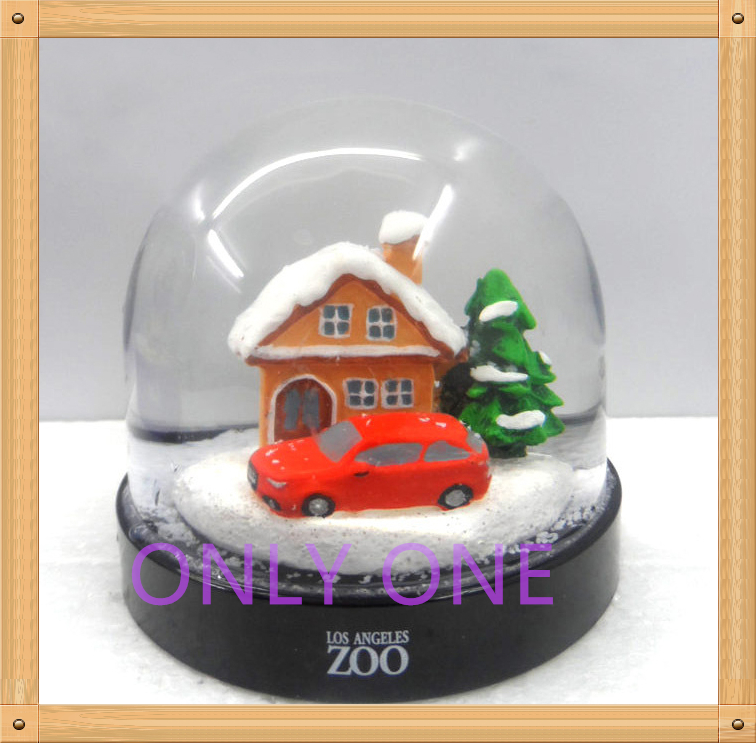 Custom famous building  plastic snow Globe