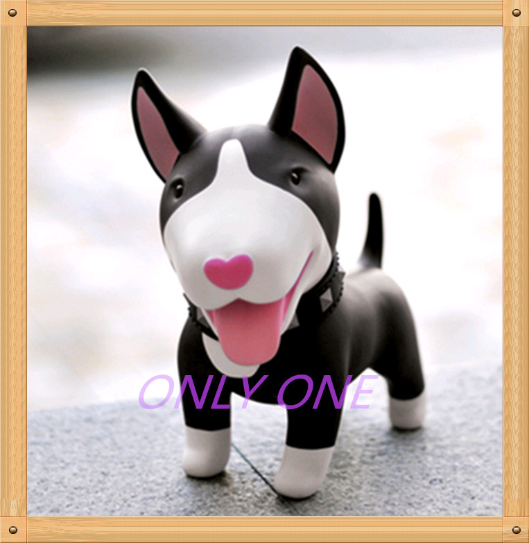 Dog figure piggy bank coin bank