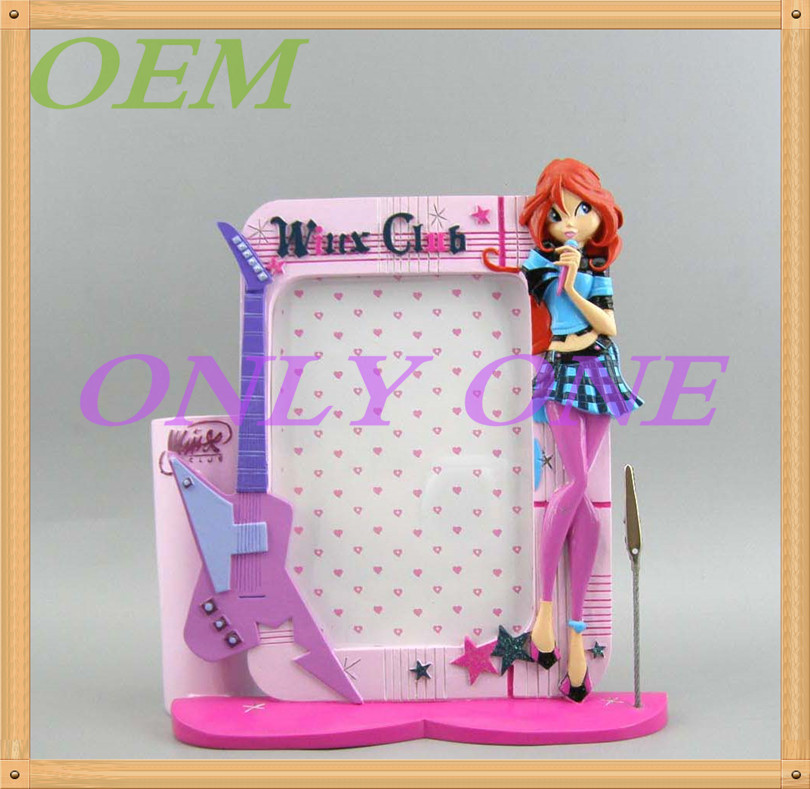 OEM girl figure photo frame