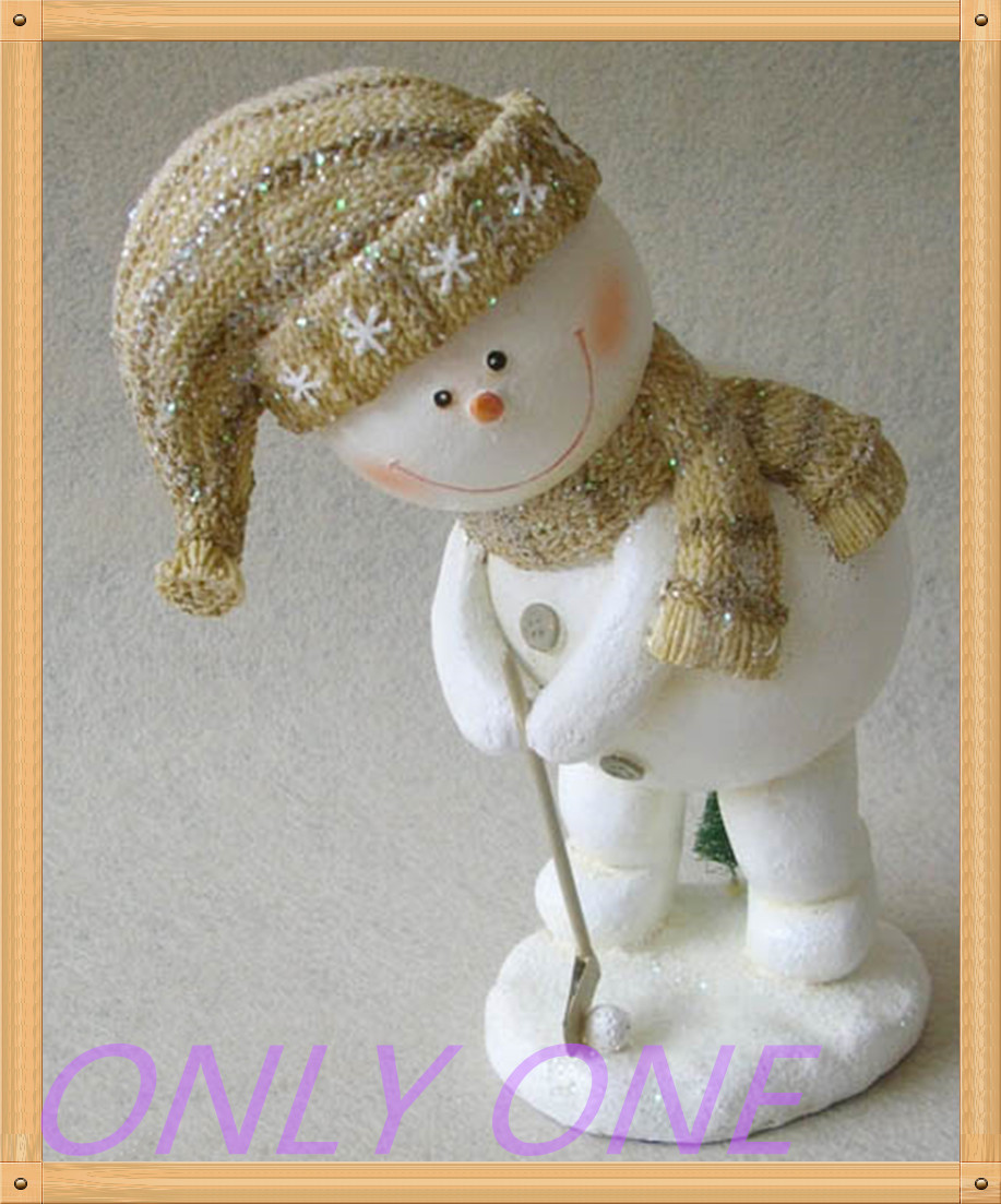 Snowman Figures Craft Christmas Decoration