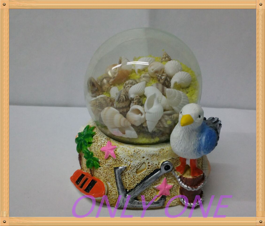 100MM Nice beach sand snow globe